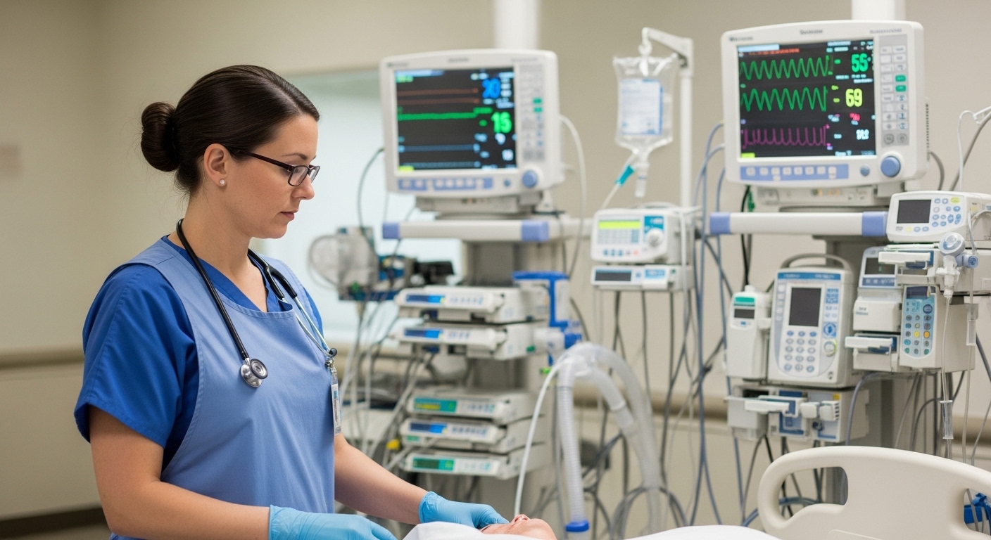 Imagem de destaque do curso Pós-graduação Enfermagem em UTI (Res. COFEN 672/2021)